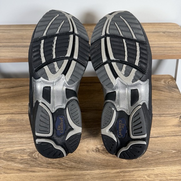 Men's Dr. Comfort Performance Athletic Shoe Black Gray Size 11.5W - Picture 7 of 7